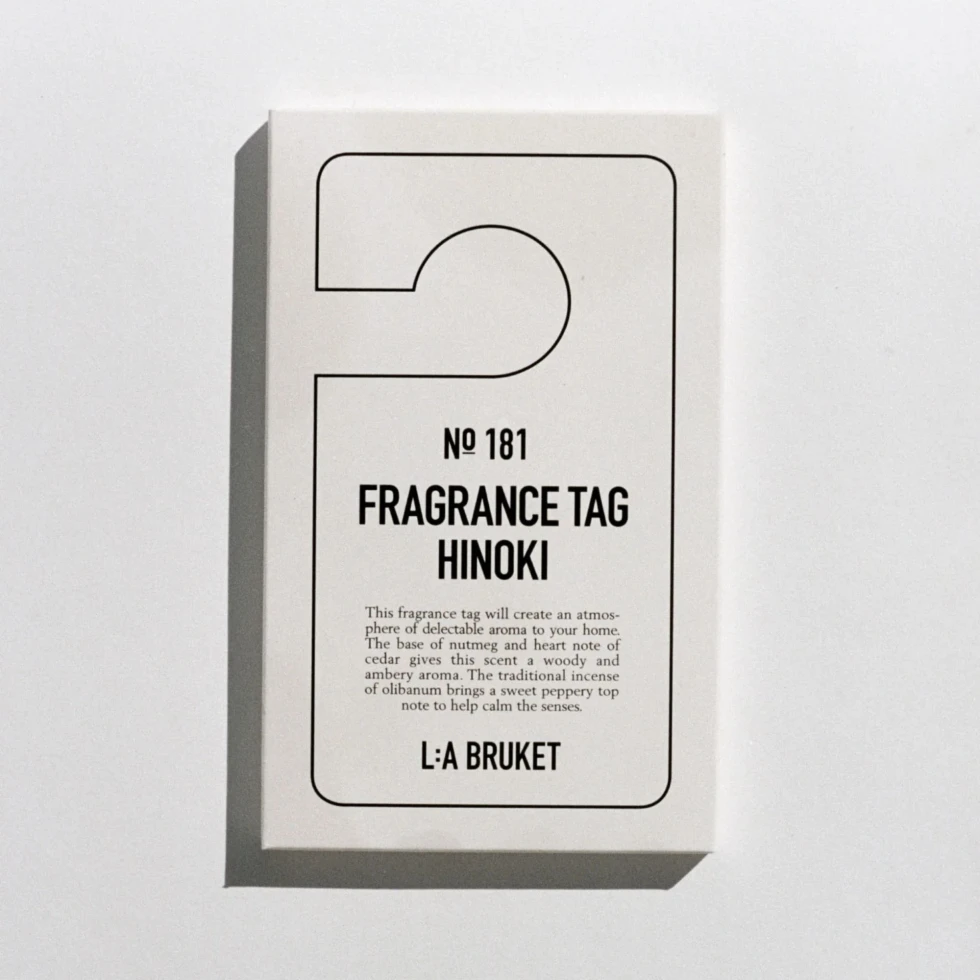 Zawieszka zapachowa Nr 181 Hinoki L:A BRUKET