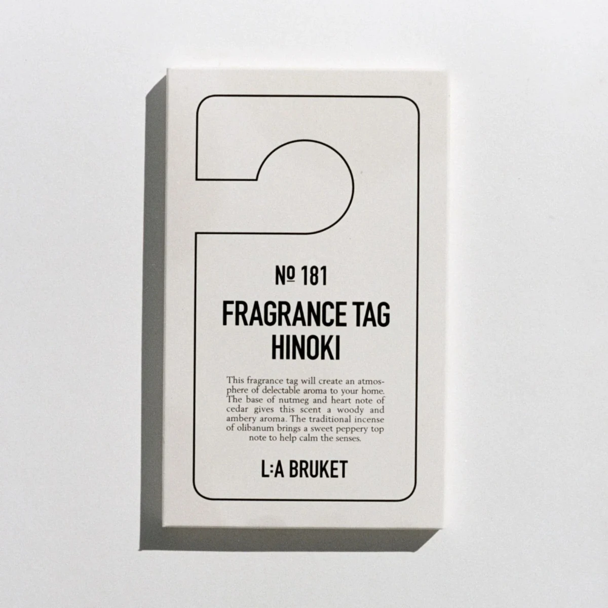 Zawieszka zapachowa Nr 181 Hinoki L:A BRUKET