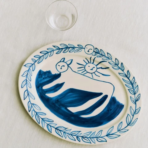 Półmisek La Pittura Oval Serving Platter Charlotte HAY