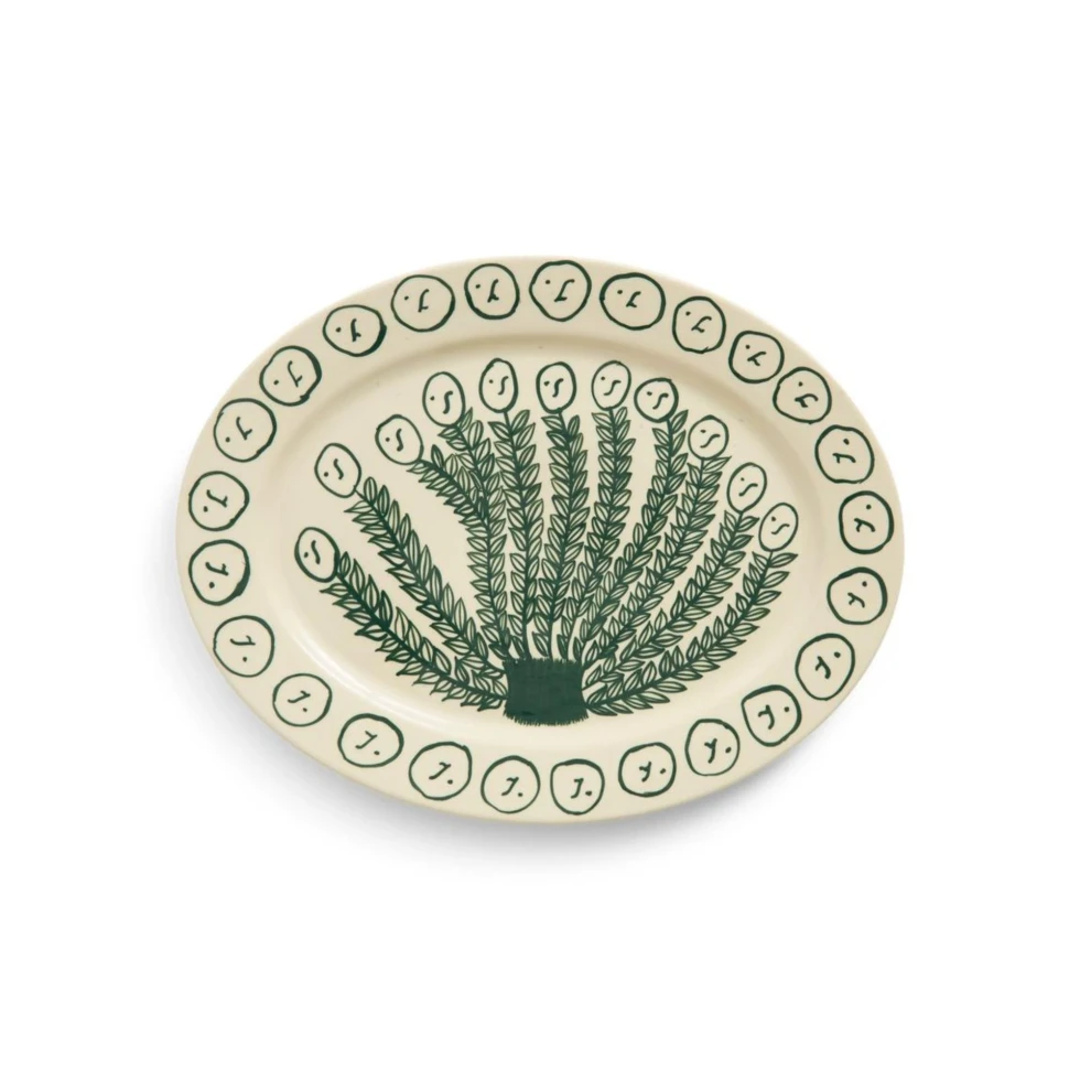 Półmisek La Pittura Oval Serving Platter Olive Grove HAY