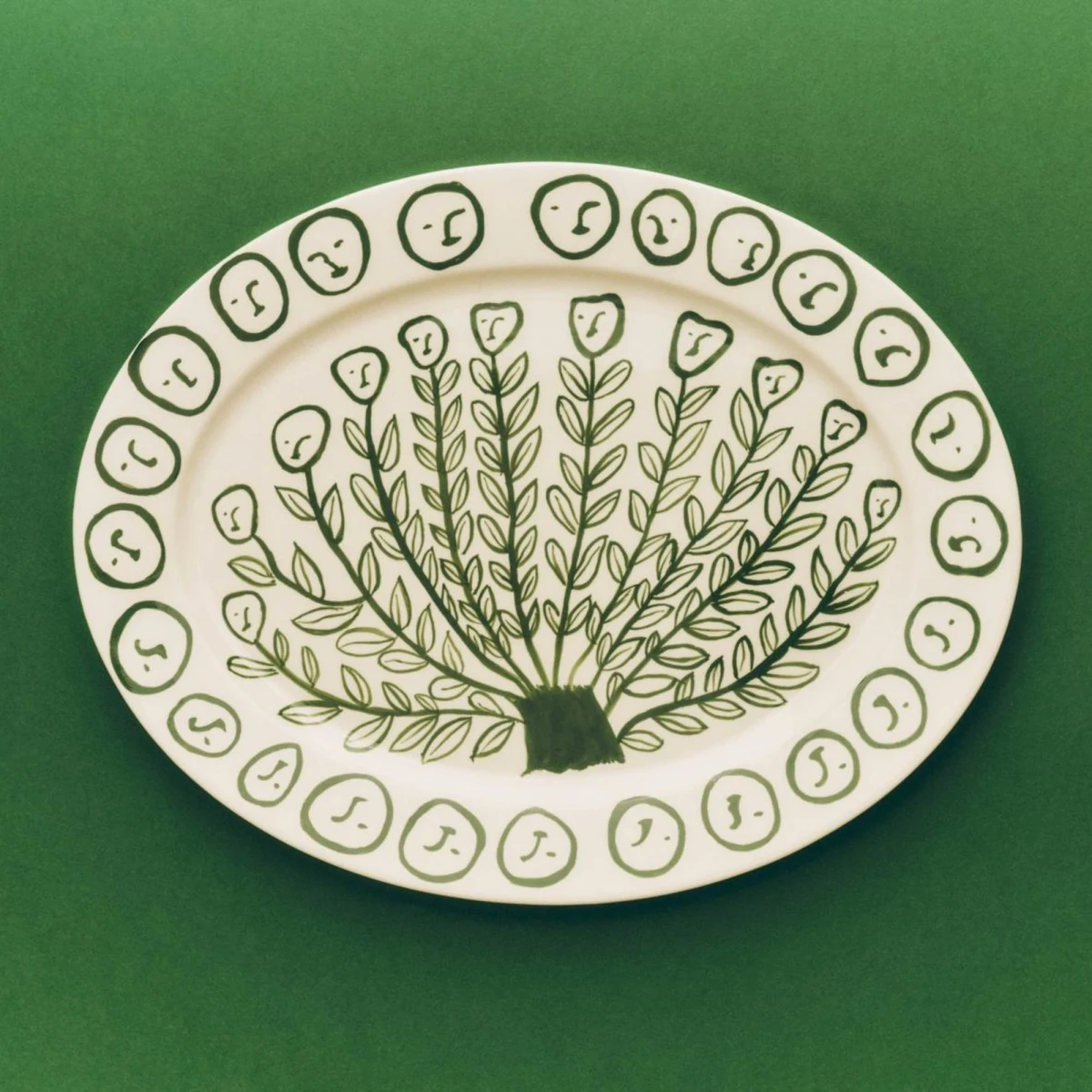 Półmisek La Pittura Oval Serving Platter Olive Grove HAY