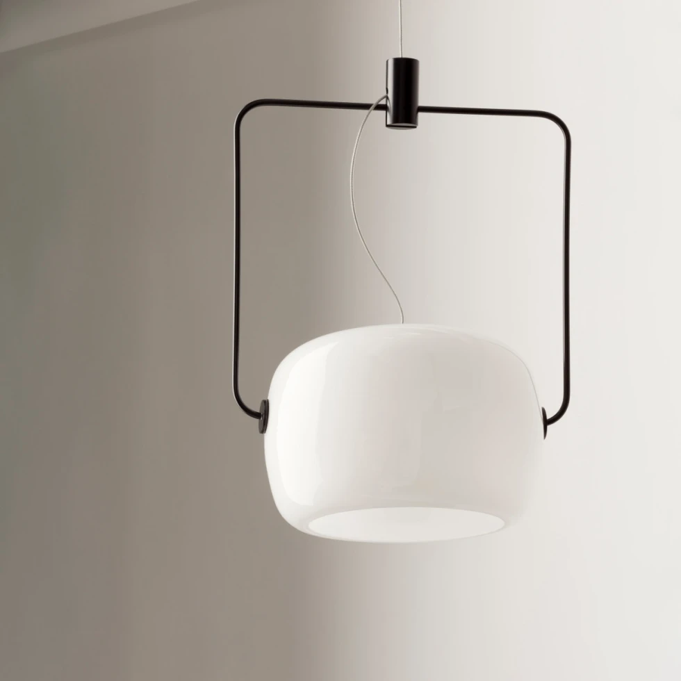 Szklana lampa wisząca Galet 2 bs.living
