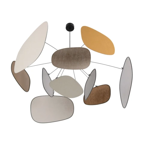 Lampa wisząca Screen 70's Lin Bouleau/Lin Curry/Toile De Jute MARKET SET