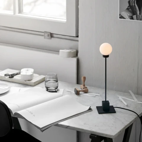 Lampa stołowa Snowball Black NORTHERN Lighting