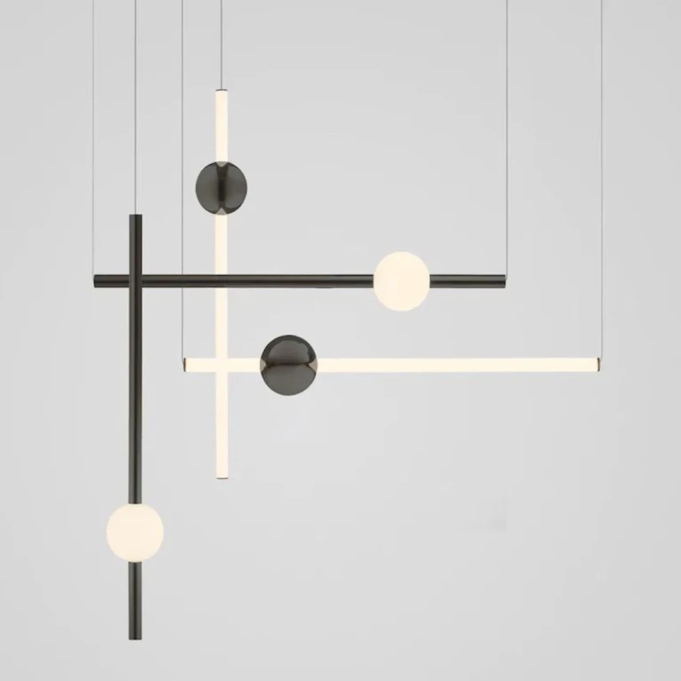 Lampa wisząca Orion Tube Light Polished Gunmetal Lee Broom