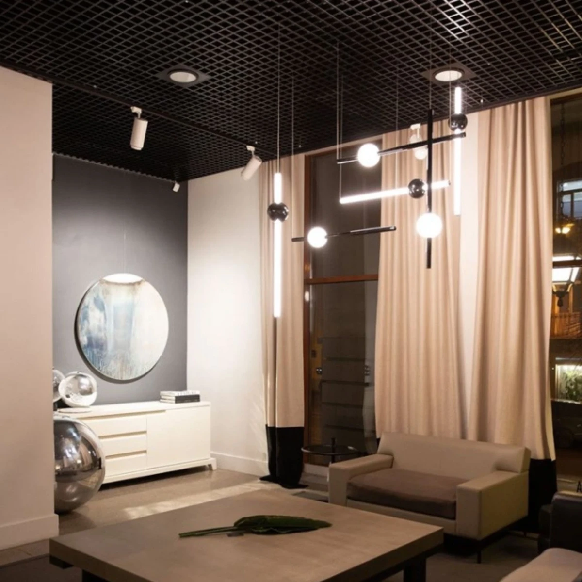 Lampa wisząca Orion Globe Light Polished Gunmetal Lee Broom