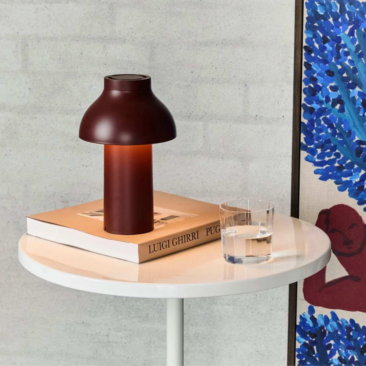 Lampa przenośna PC Portable Iron Red HAY