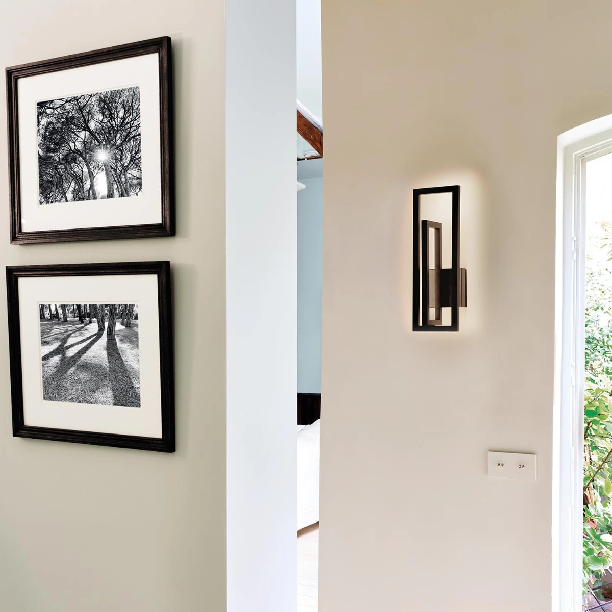 Lampa ścienna Borely Atmospherics Black DCW Editions