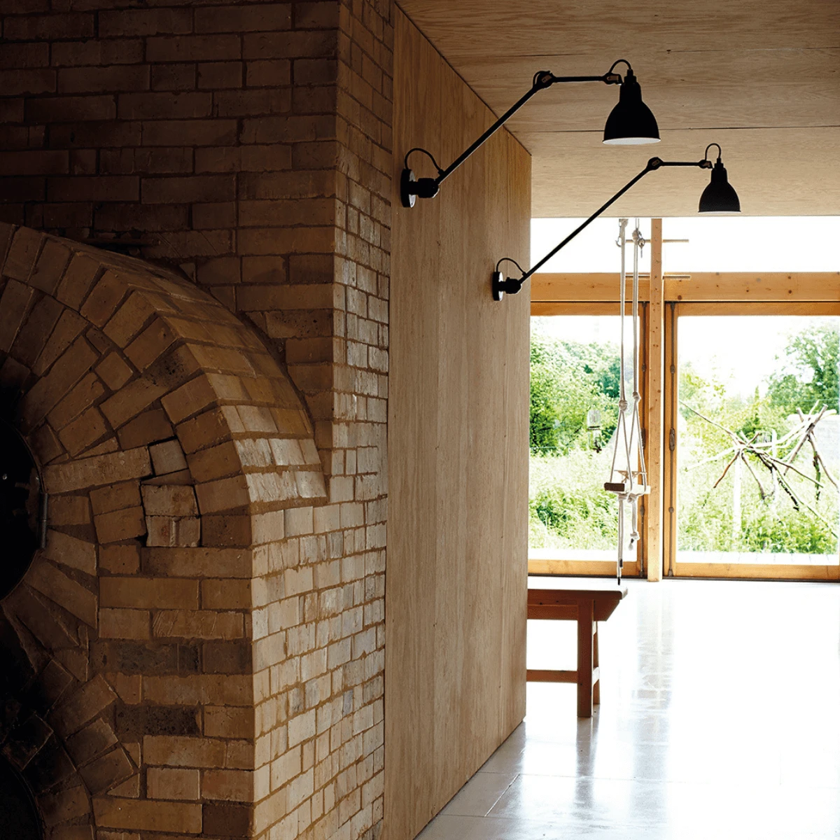 Lampa ścienna 304 L 40 Lampe Gras BL-COP DCW Editions