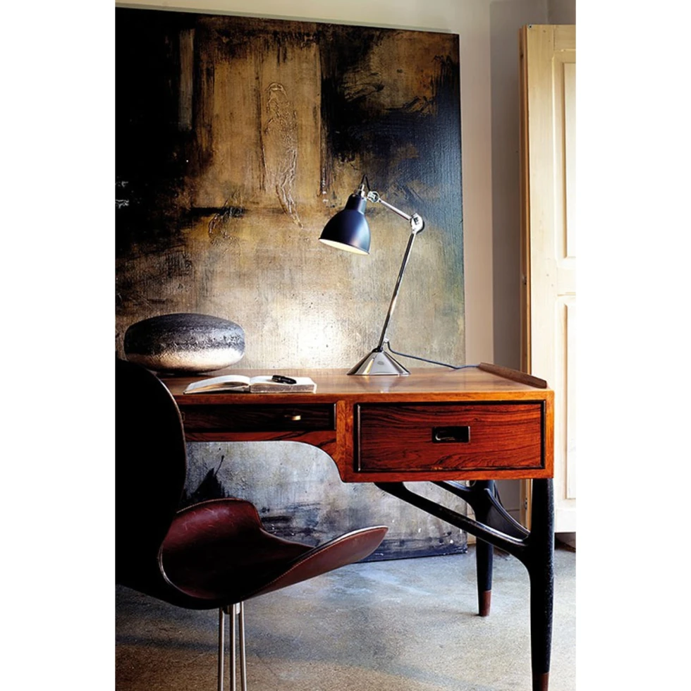Lampa biurkowa N°205 Black Satin Lampe Gras