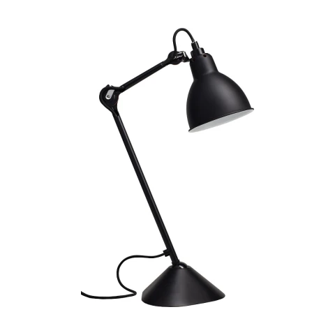 Lampa biurkowa N°205 Black Satin Lampe Gras