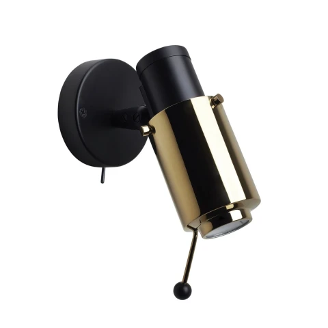 Lampa ścienna Biny Spot LED-SW-BLACK-GOLD DCW Editions
