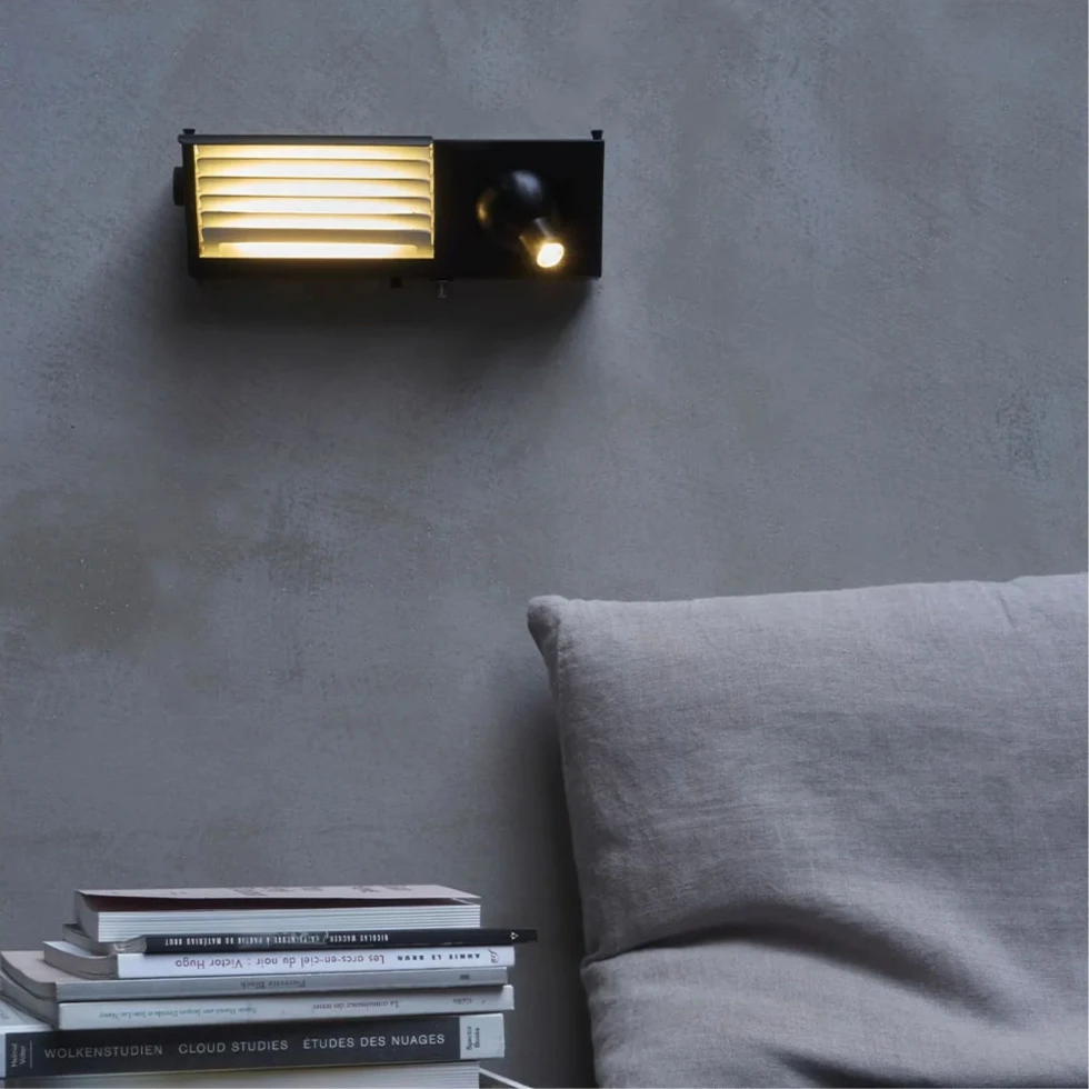 Lampa ścienna Biny Bedside Prawa SW-BL-WH DCW Editions