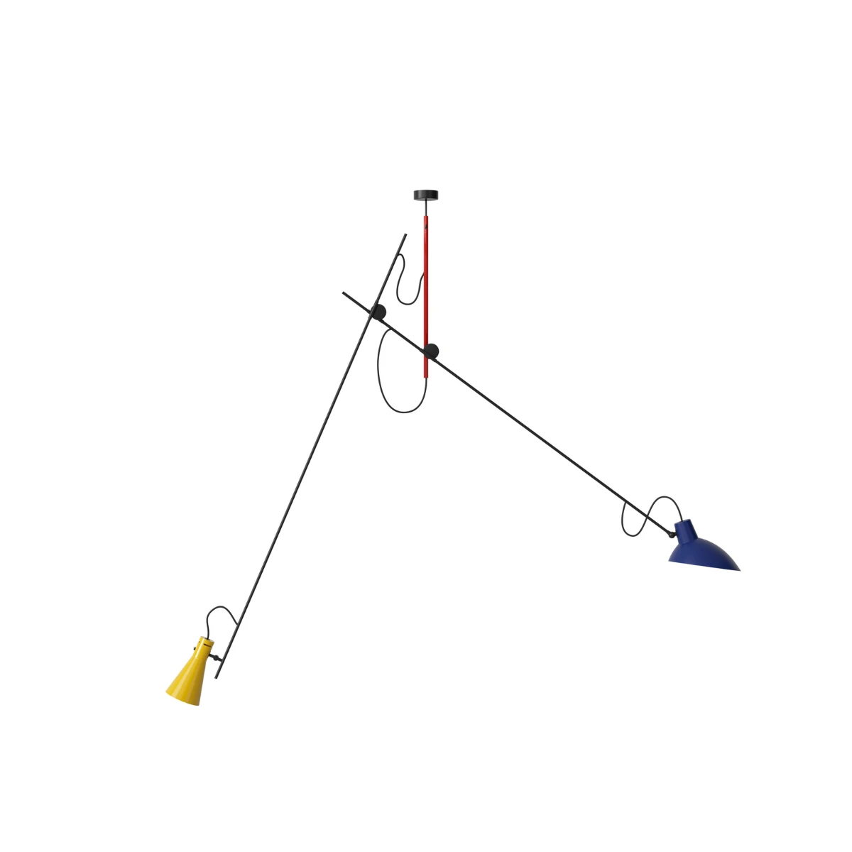 Lampa wisząca VV Cinquanta Mondrian Blue and Yellow