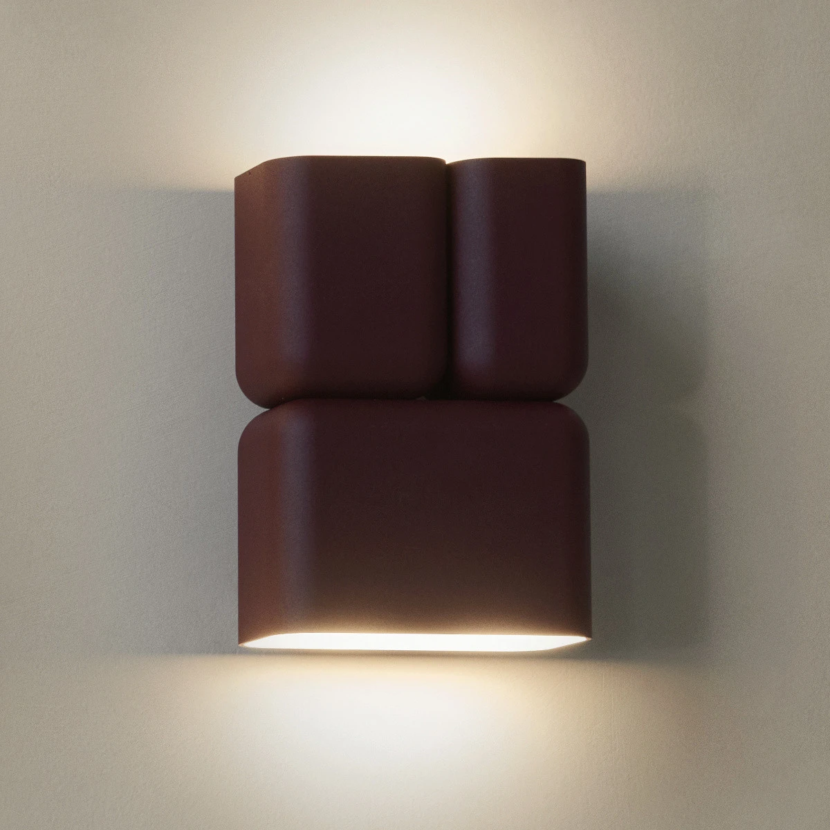 Lampa ścienna Tabata LN10 Dark Burgundy &Tradition