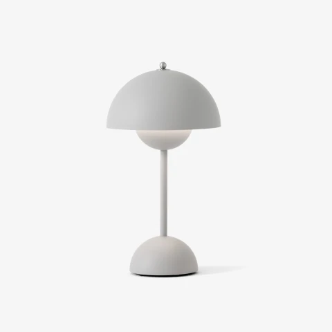 Lampa przenośna Flowerpot VP9 Matt Light Grey &Tradition