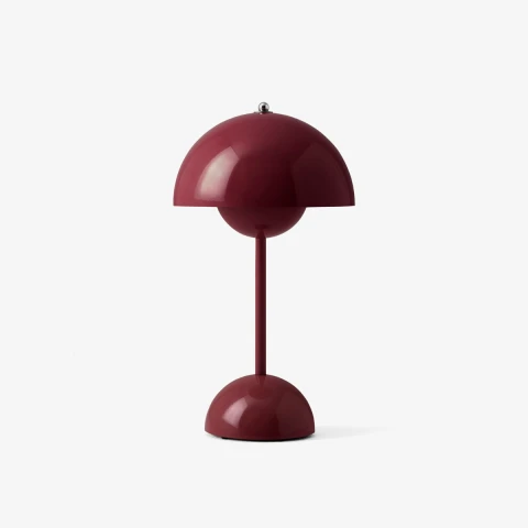 Lampa przenośna Flowerpot VP9 Dark Plum &Tradition