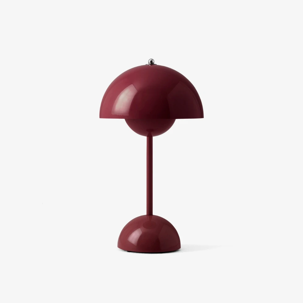 Lampa przenośna Flowerpot VP9 Dark Plum &Tradition