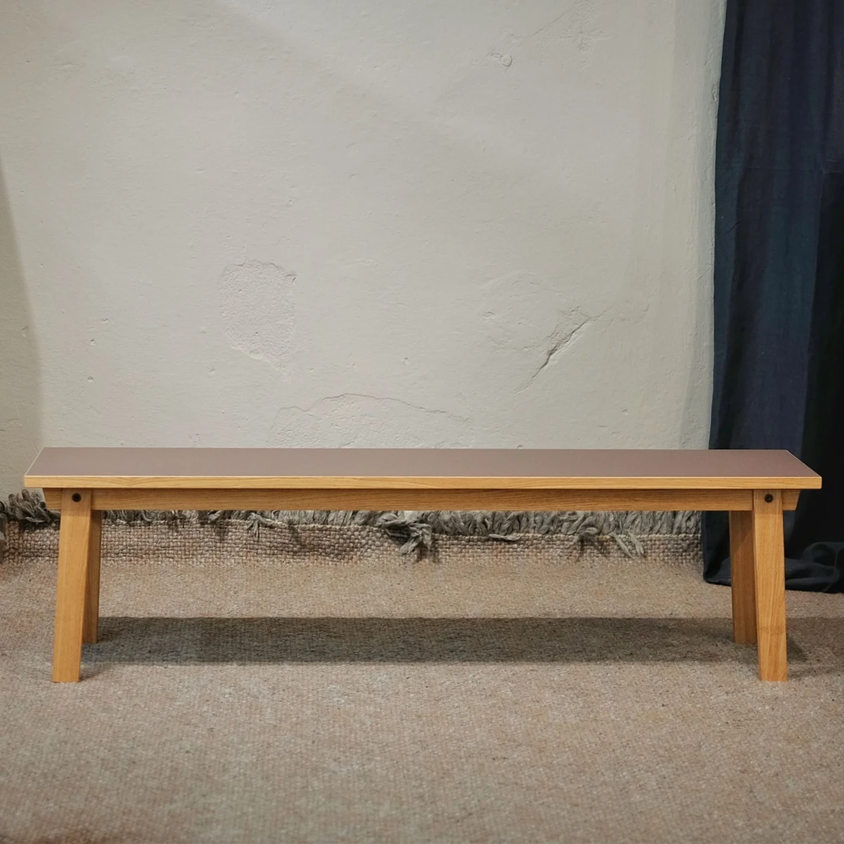 Ławka Slice Bench Linoleum Mauve