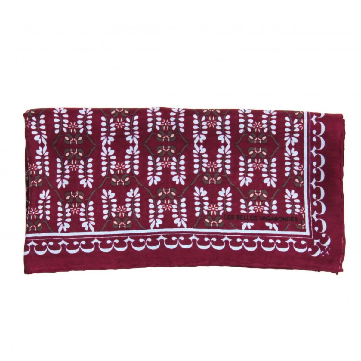 Apaszka jedwabna Mini Albertine Bordeaux Apaszka jedwabna Mini Albertine Bordeaux