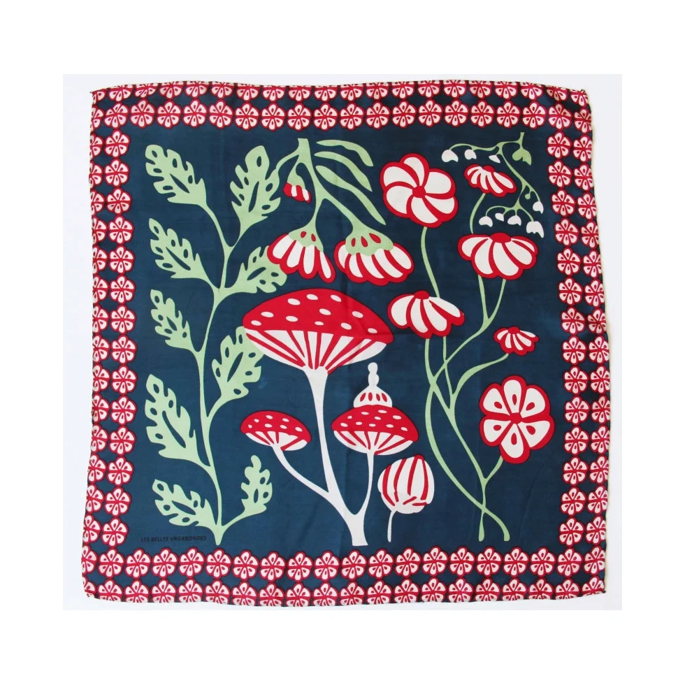 Apaszka jedwabna Mini Alice Marine Navy Apaszka jedwabna Mini Alice Marine Navy