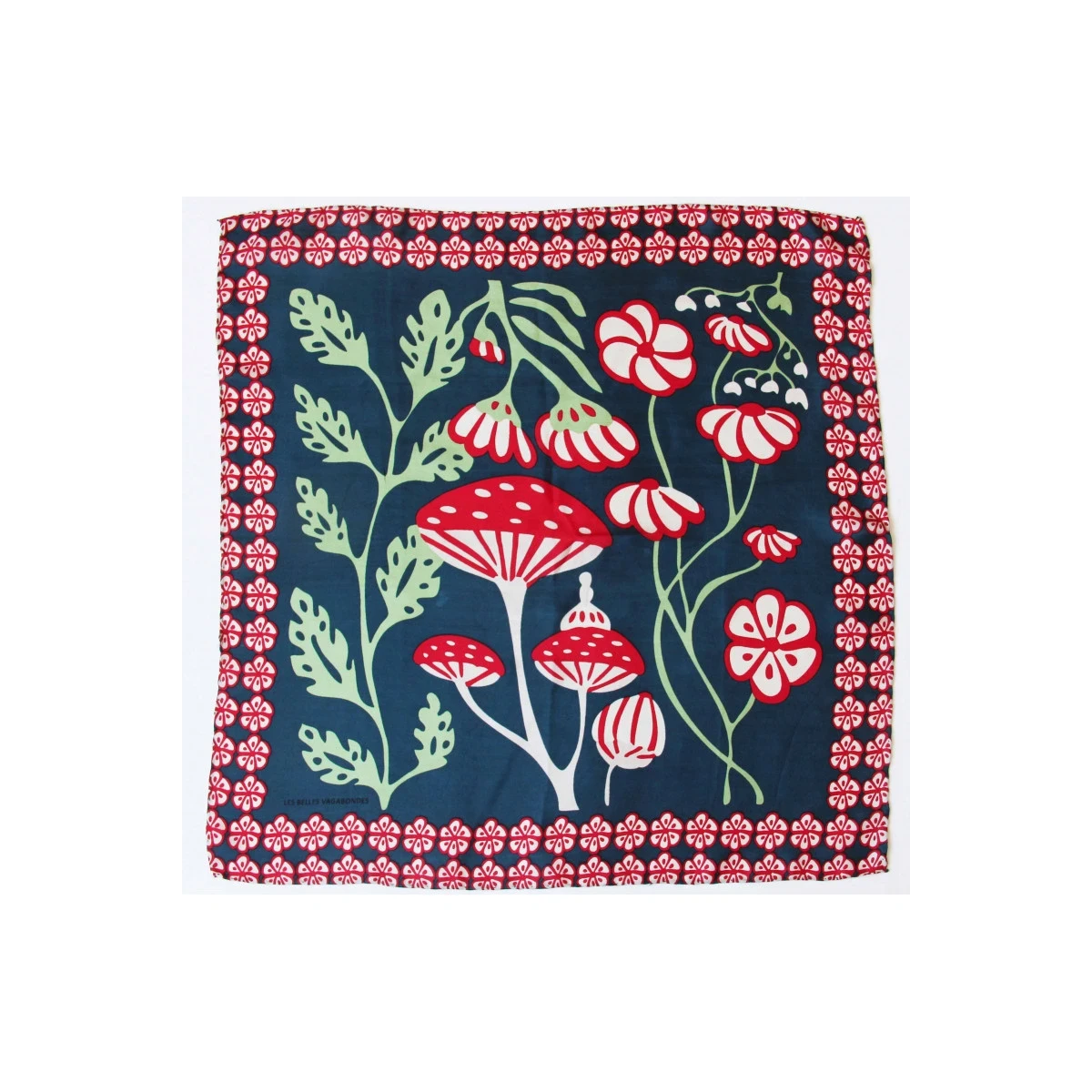 Apaszka jedwabna Mini Alice Marine Navy Apaszka jedwabna Mini Alice Marine Navy