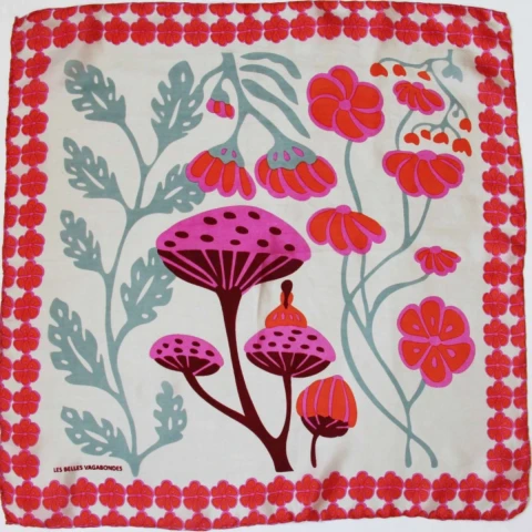 Apaszka jedwabna Mini Alice Orange