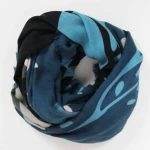 Szal wełniany XL Oasis Bleu Blue