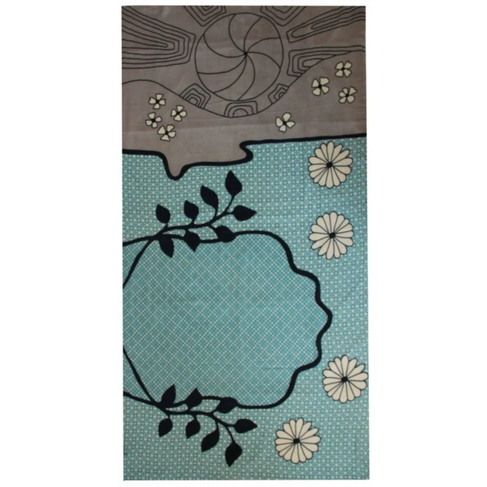 Szal wełniany XL Origami Marine Navy Szal wełniany XL Origami Marine Navy