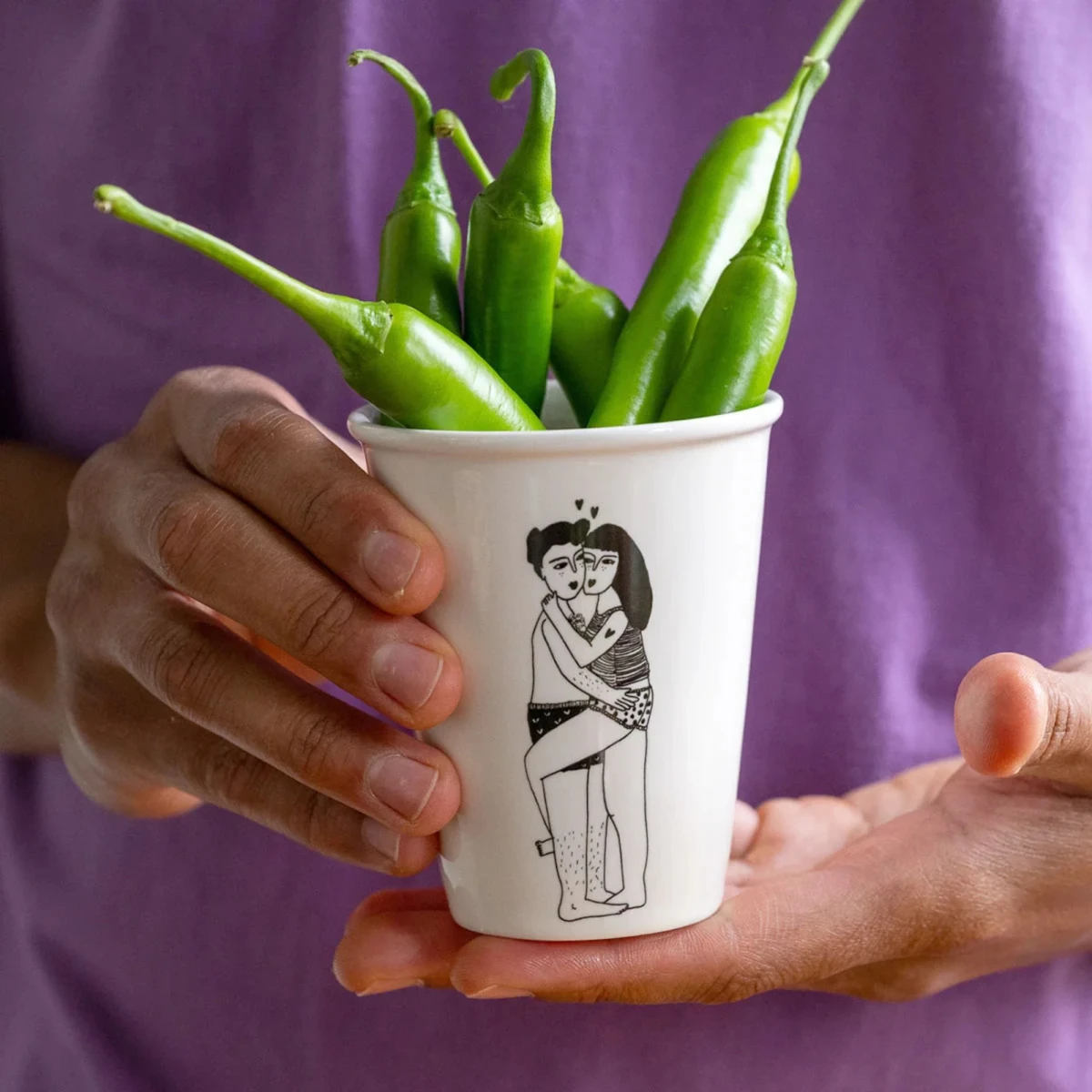 Porcelanowy kubek Morning Love Porcelanowy kubek Morning Love