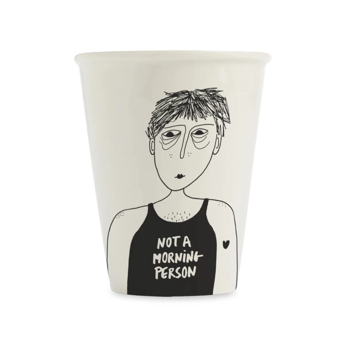 Porcelanowy kubek Not a Morning Person Porcelanowy kubek Not a Morning Person