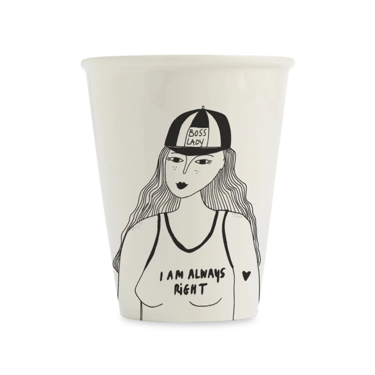 Porcelanowy kubek Boss Lady Porcelanowy kubek Boss Lady