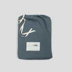 Prześcieradło z bawełny satynowej z gumką Simples Atlantic Blue