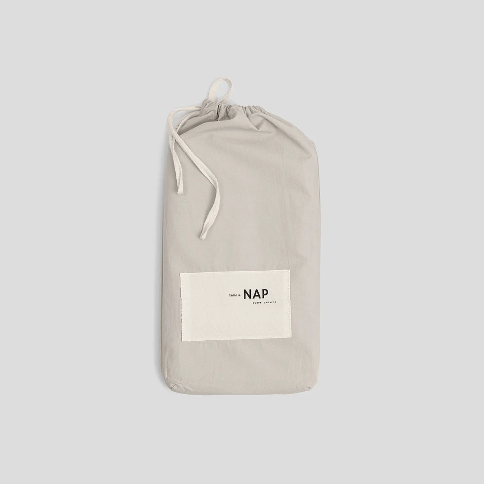 Poszewka na poduszkę bawełniana Luso Warm Grey