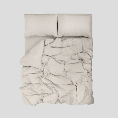 Komplet pościeli bawełnianej Luso Warm Grey