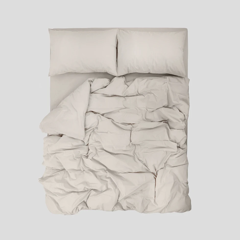 Komplet pościeli bawełnianej Luso Warm Grey