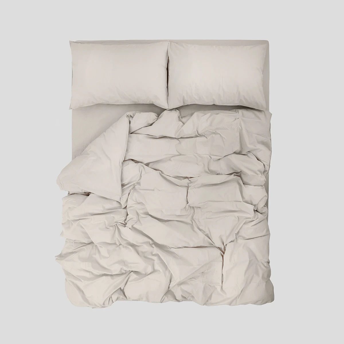 Komplet pościeli bawełnianej Luso Warm Grey