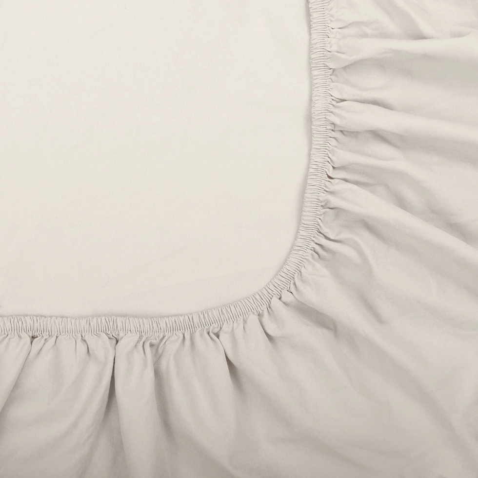 Prześcieradło z gumką  bawełniana Luso Warm Grey