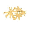 Złota broszka gwiazdki