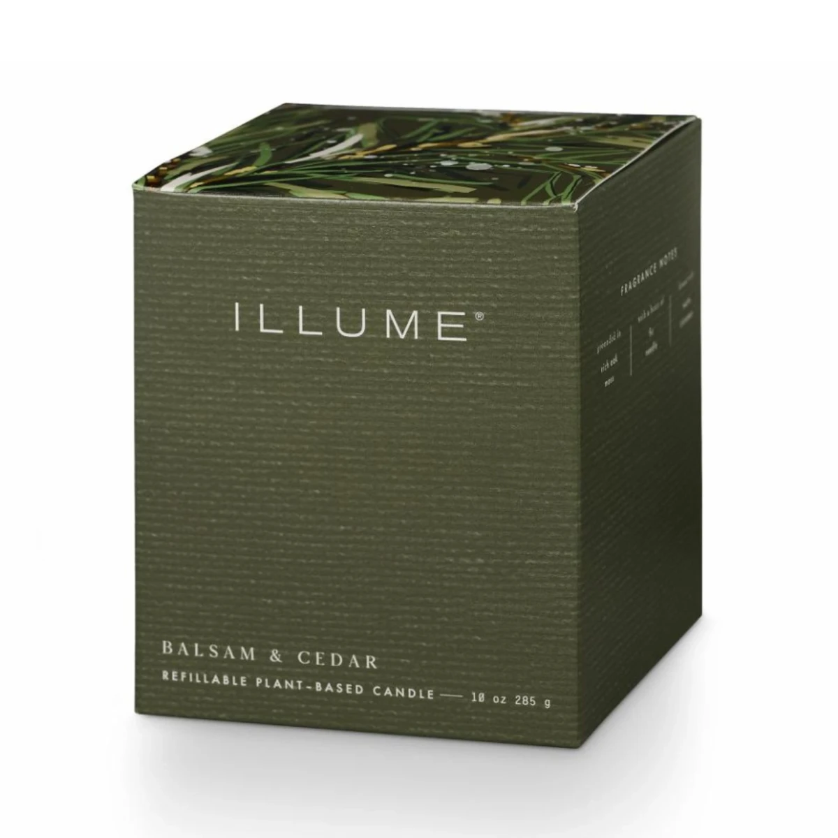 Świeca Box Glass Balsam & Cedar