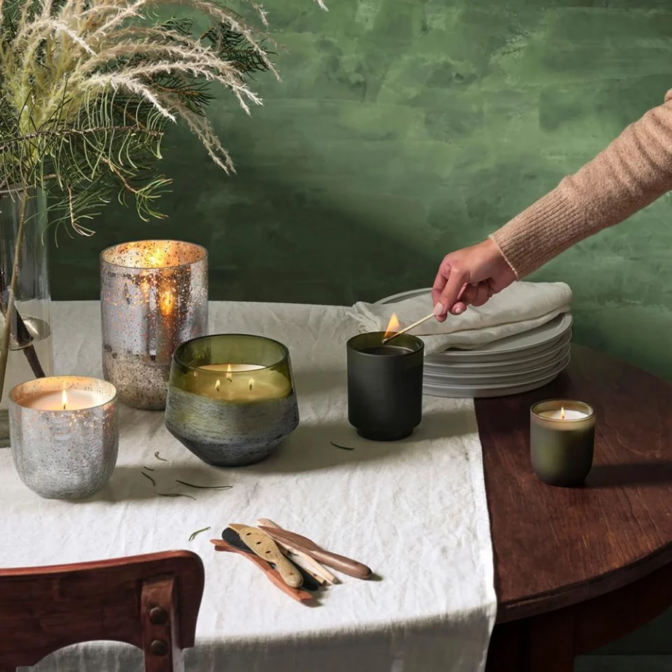 Świeca Box Glass Balsam & Cedar