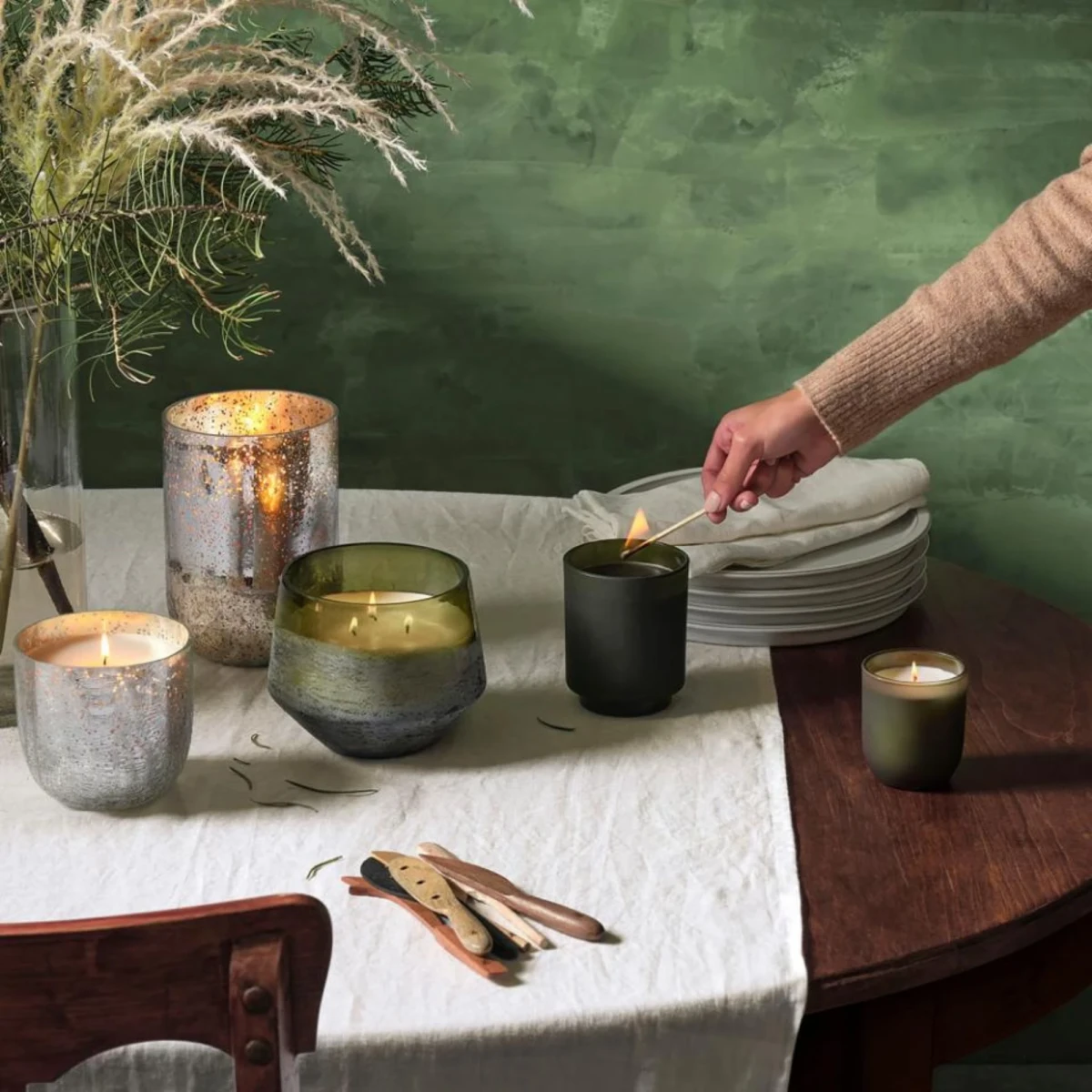 Świeca Box Glass Balsam & Cedar