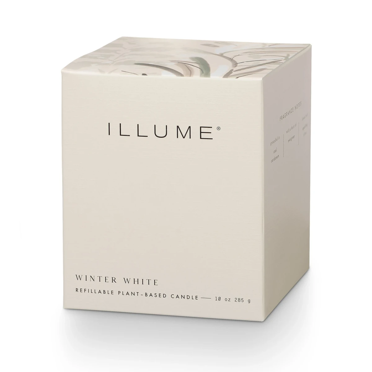 Świeca Box Glass Winter White