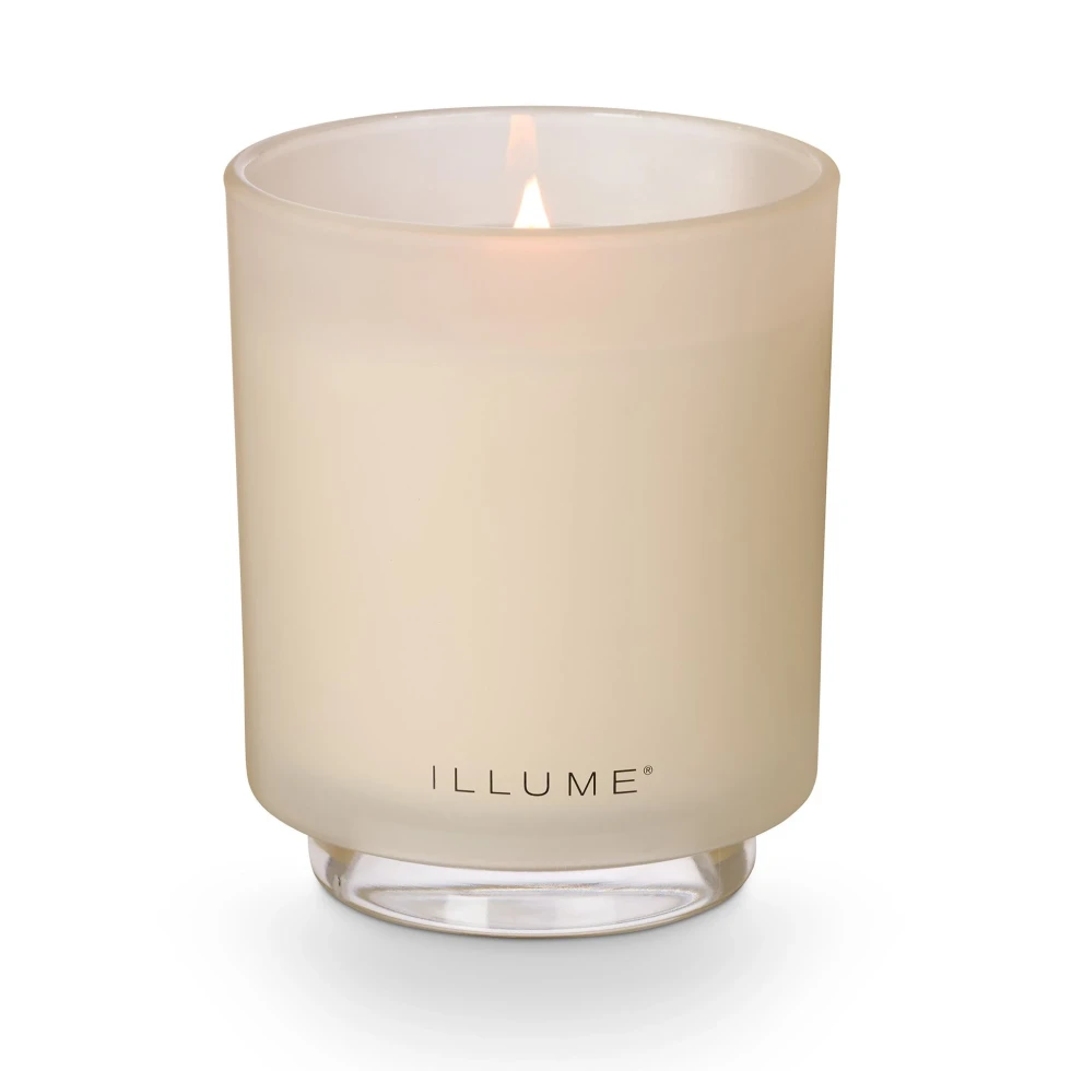 Świeca Box Glass Winter White