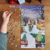 Puzzle z kalendarzem adwentowym Christmas Trees&Snow Flakes