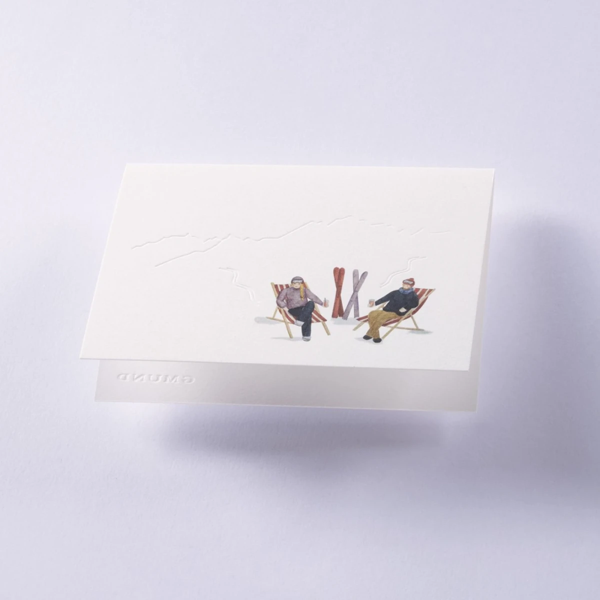 Kartka świąteczna Spuren im Schnee Apres-Ski