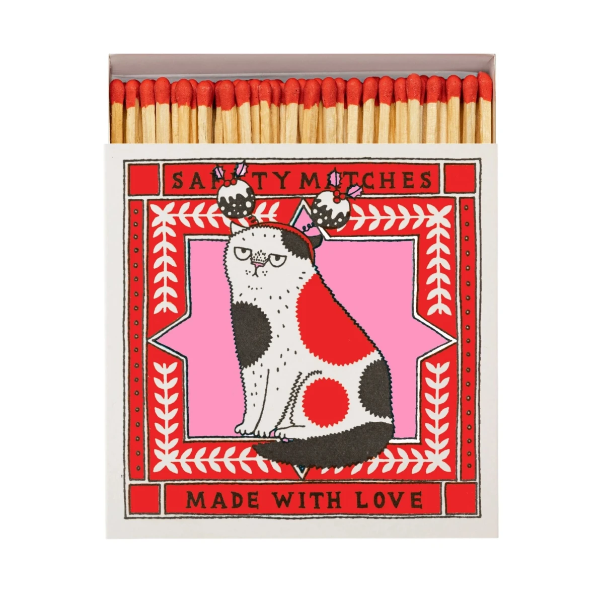 Zapałki Christmas Cat Matches Archivist