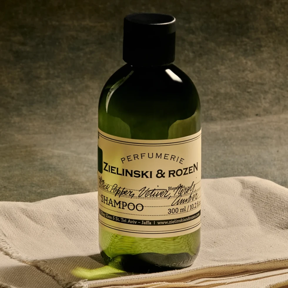 Szampon regenerujący do włosów zniszczonych 300ml Black Pepper, Vetiver, Neroli, Amber