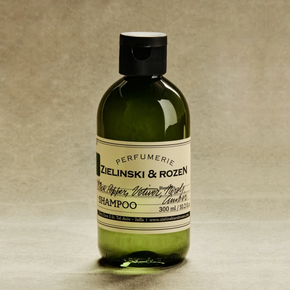 Szampon regenerujący do włosów zniszczonych 300ml Black Pepper, Vetiver, Neroli, Amber