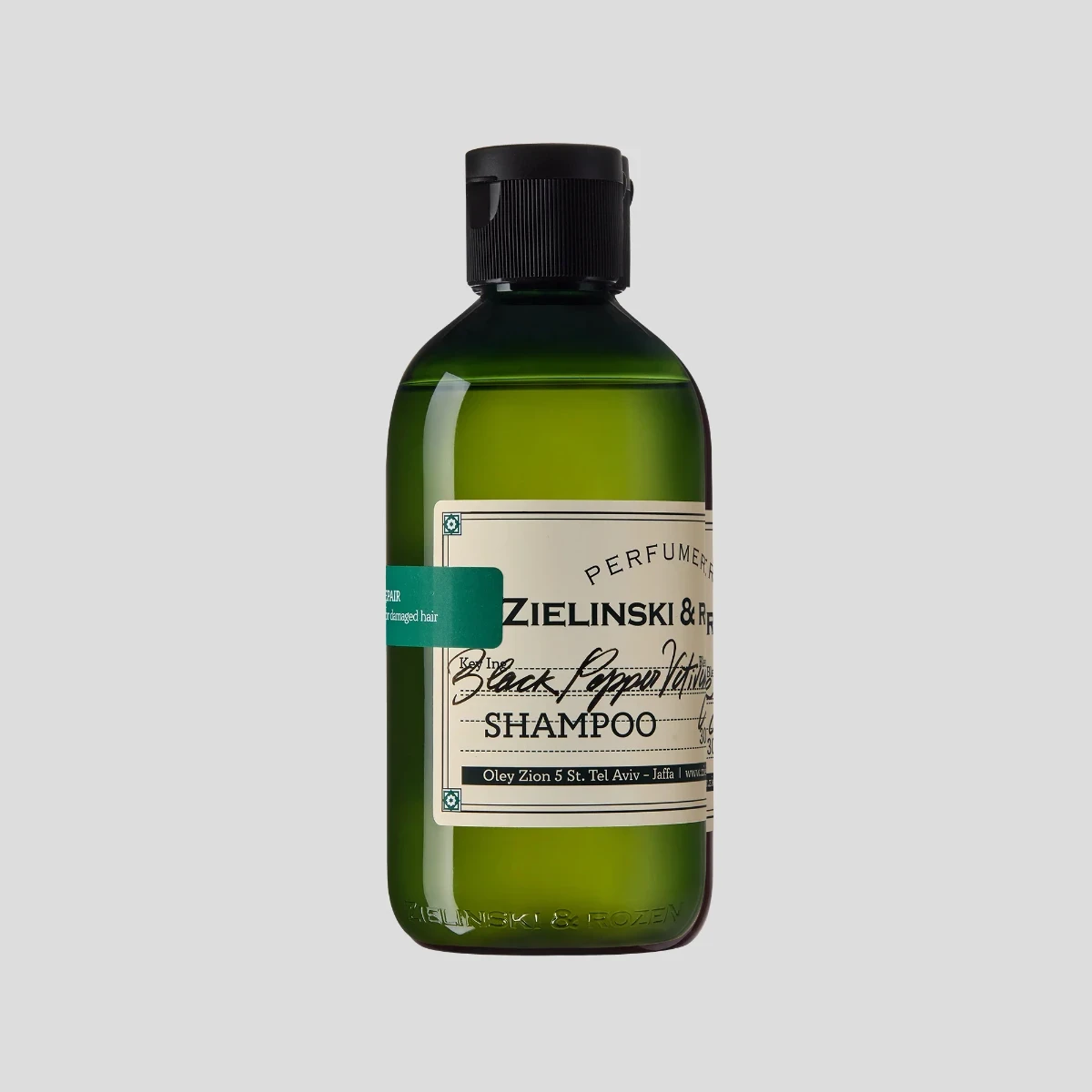 Szampon regenerujący do włosów zniszczonych 300ml Black Pepper, Vetiver, Neroli, Amber